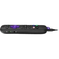 Voice Remote Pro – Rechargeable Remote With TV Controls For Roku Players, Roku TV, And Roku Streambars - Black -Epic Pixels 088a9bbe b325 5cff acc4 5a4877d40acc