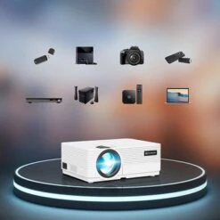 Vankyo - Leisure 470 Wireless Mini Projector - White -Epic Pixels 0c746f80 24ab 5cc4 81ae 81610e13acdb