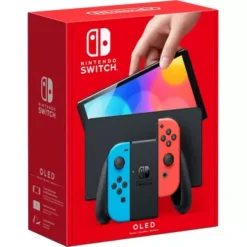 Nintendo - Switch – OLED Model W/ Neon Red & Neon Blue Joy-Con - Multi -Epic Pixels 0ce5e729 cd25 4f58 886f a2982e01f03f