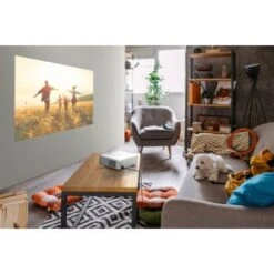 Epson® Epson - EpiqVision Flex CO-FH02 Full HD 1080p Smart Streaming Portable Projector, 3-Chip 3LCD, Android TV, Bluetooth - White -Epic Pixels 15d0d080 8cb4 58e2 8810 5798c2bc0df1