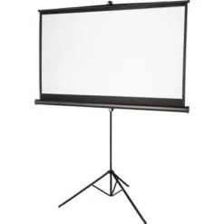 Insignia™ - 75" Tripod Projector Screen - Black/White -Epic Pixels 1a38ebed 28a8 5728 b70d 4d025353de7a