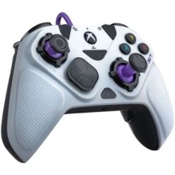 PDP - Victrix Gambit World's Fastest Licensed Xbox Controller, Elite Esports Design - Xbox One, Series X|S, Windows 10 - White & Purple -Epic Pixels 1b5d91e7 15fb 5914 bf8a 4ad518cfe60b