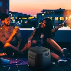 ION Audio - Projector Deluxe HD Battery/AC Powered 720P HD LED Bluetooth-Enabled Projector With Powerful Speaker - Black -Epic Pixels 24087d06 ed9e 5dc6 a1a8 db5c18882f84