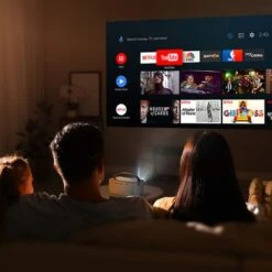 Rexing - PV7 Pro Smart DLP Projector 600ANSI With 3D Projection, Wi-Fi, Bluetooth - Gray -Epic Pixels 2f4685a9 402f 5348 9b08 464e72139b27