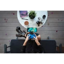 Microsoft - Xbox Wireless Controller For Xbox Series X, Xbox Series S, Xbox One, Windows Devices - Shock Blue -Epic Pixels 36310014 8ff6 517e 9322 8aec12f4f336