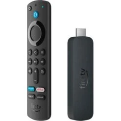 Amazon - Fire TV Stick 4K Streaming Device, Includes Support For Wi-Fi 6, Dolby Vision/Atmos, Free & Live TV - Black