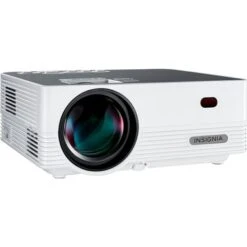 Insignia™ - Complete Outdoor Projector Kit With 91” Folding Screen, Projector, And Speaker - White -Epic Pixels 3d2622a6 e4e9 5c27 bb6a 2468354624c9