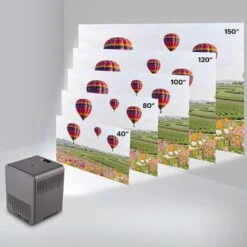 Kodak - FLIK HD10 Smart Projector, 1080p Bluetooth & Wifi Projector With Android TV & Built-In 5W Speakers - Black -Epic Pixels 4bc679d6 2bc4 58e2 8556 d8b506e33009