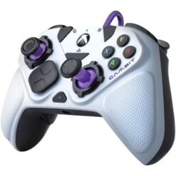 PDP - Victrix Gambit World's Fastest Licensed Xbox Controller, Elite Esports Design - Xbox One, Series X|S, Windows 10 - White & Purple -Epic Pixels 578bb944 1b55 5b36 9bfd dced17c8c3bd