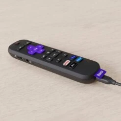 Voice Remote Pro – Rechargeable Remote With TV Controls For Roku Players, Roku TV, And Roku Streambars - Black -Epic Pixels 6338386f 2d44 5d6d ae5b 0c499cd80085