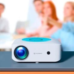 Vankyo - Leisure E30TBS Native 1080P 4K Supported Wireless Projector, Screen Included - White/Blue -Epic Pixels 6bf629d2 b7c2 5d62 b2fb 1066cd2ca4c6
