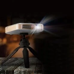 Kodak - Luma 400 Portable HD Smart Pico Projector, Wi-Fi, Bluetooth, HDMI & USB Small Mini Home Theater System Up To 150” - White