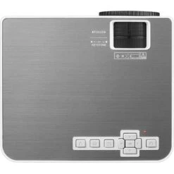 Insignia™ - Complete Outdoor Projector Kit With 91” Folding Screen, Projector, And Speaker - White -Epic Pixels 76a57bae edab 5299 8c77 d036e6b98029