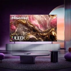 Hisense - 75-Inch Class U6 Series 4K HDR Mini-LED QLED Google TV -Epic Pixels 79f9cc7e 2d19 5fc6 9089 efc3d4e92ec6