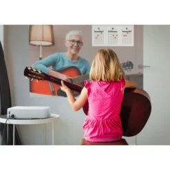 Epson® Epson - EpiqVision Flex CO-FH02 Full HD 1080p Smart Streaming Portable Projector, 3-Chip 3LCD, Android TV, Bluetooth - White -Epic Pixels 8db7667a cb57 5530 a2b7 8862ed1963f6