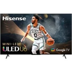 Hisense - 65-Inch Class U6 Series 4K HDR Mini-LED QLED Google TV