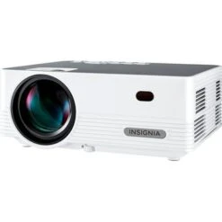 Insignia™ - Complete Outdoor Projector Kit With 91” Folding Screen, Projector, And Speaker - White -Epic Pixels cdec1a2a 70ab 5225 951e 24451c3cbd45