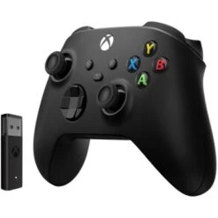 Microsoft - Xbox Wireless Controller For Windows Devices, Xbox Series X, Xbox Series S, Xbox One + Wireless Adapter - Carbon Black -Epic Pixels ce9c5148 cc11 5b48 814c 598468ee8878
