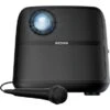 ION Audio - Projector Deluxe HD Battery/AC Powered 720P HD LED Bluetooth-Enabled Projector With Powerful Speaker - Black -Epic Pixels d00fe9b6 a2c9 5ba4 aad1 d7ac02a7185c