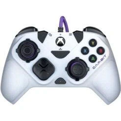 PDP - Victrix Gambit World's Fastest Licensed Xbox Controller, Elite Esports Design - Xbox One, Series X|S, Windows 10 - White & Purple