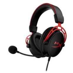 HyperX Cloud Alpha Wired Gaming Headset, Black/Red