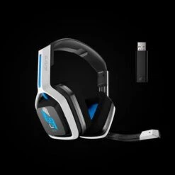 Logitech Astro Gaming - A20 Gen 2 Wireless Gaming Headset For PS5, PS4, PC - White/Blue -Epic Pixels ddbbcf0c 41d9 524b bd89 6c13bc955e2b
