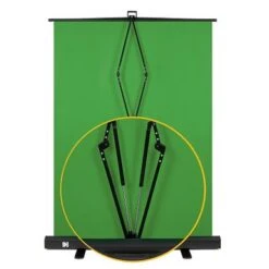 Kodak - Portable Green Screen, Chroma Key Backdrop & Built-in Stand For Video & Photo Shoots, Auto Lock Frame. - Black/Green -Epic Pixels f254ebd2 d2f3 552f 838c f1afcb7bf647