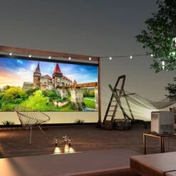 Kodak - FLIK HD10 Smart Projector, 1080p Bluetooth & Wifi Projector With Android TV & Built-In 5W Speakers - Black -Epic Pixels f389d902 8ee3 5d4e 9eb3 5eab838f516b