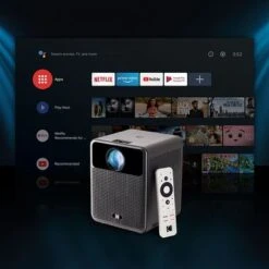 Kodak - FLIK HD10 Smart Projector, 1080p Bluetooth & Wifi Projector With Android TV & Built-In 5W Speakers - Black -Epic Pixels f85804a4 0f34 5fe0 844e b4cf19bdaad2